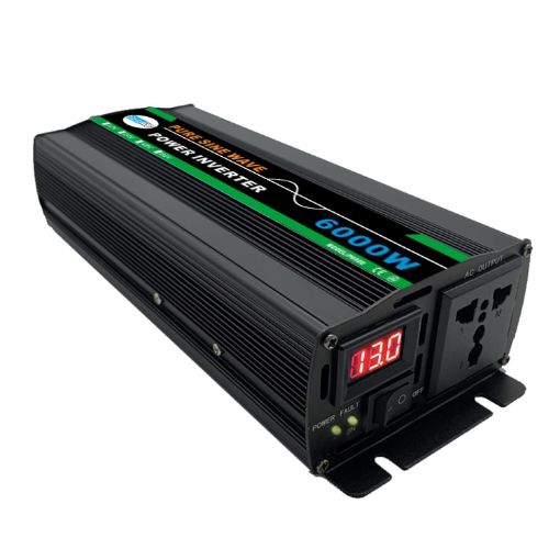 48V to 220V Car Sine Wave Inverter Power Converter, 6000W - 1