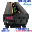 48V to 220V Car Sine Wave Inverter, 8000W (Actual 1300W) - 3