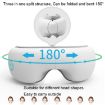 A216 Wireless Eye Massage Instrument with Vibration & Heat (White) - 4
