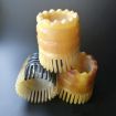 Cylindrical Horn Comb Shampoo Brush, Random Color Delivery - 2