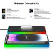 15W Car Wireless Charger Non-slip Mat with Colorful Light & USB-C Cable - 2