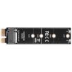 PCI-E 1X to M.2 NVME Key-M SSD Riser Card Adapter - 1