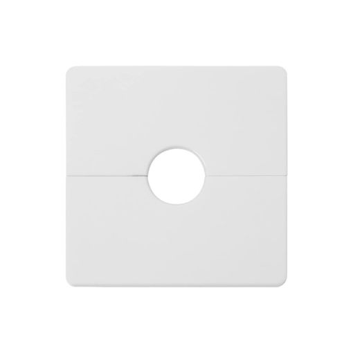 2.2cm White Square Wall Hole Cover Plug Decoration Style - 1