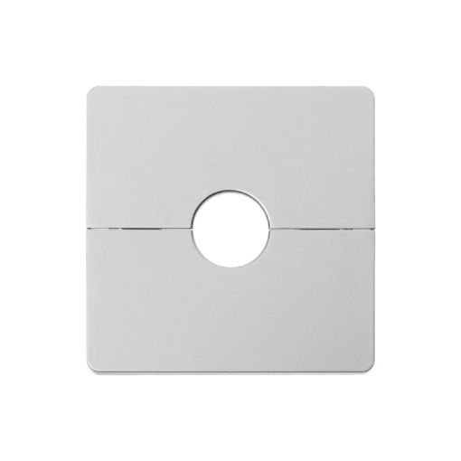 2.2cm Silver Square Cover Plug for Wall Hole Decoration - 1