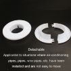 82mm Decorative Cover Plug for Split AC Wall Hole - 4