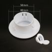 50mm Decorative Plug Cover for Air Conditioning Wall Hole - 2