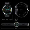 Silver-Brown Leather NFC Sports Health Smart Watch Waterproof - 3