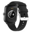 Black Aluminum Blood Glucose Watch with Voice Assistant Music - 2