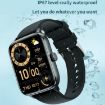 Black Aluminum Blood Glucose Watch with Voice Assistant Music - 4