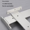 Stainless Steel 300mm Triangular Bracket Shelf 5.5mm Thick - 4