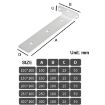Stainless Steel 300mm Triangular Bracket Shelf 5.5mm Thick - 5