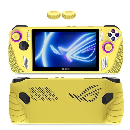 ASUS Rog Ally Console Multicolor Silicone Case + 2 Gold Button Caps - 1