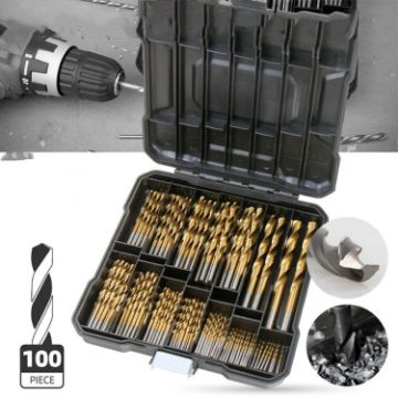 99-in-1 High-Speed Steel Titanium Drill Bit Set - 1