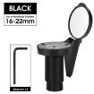 WEST BIKING Black Bicycle Handlebar Rear View Mirror Convex - 2