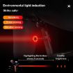 WEST BIKING USB Charging Smart Brake Sensor Bicycle Tail Light - 5