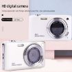 2.88" IPS Screen HD Camera, 16X Zoom, Portable Rose Pink CCD Camera - 2