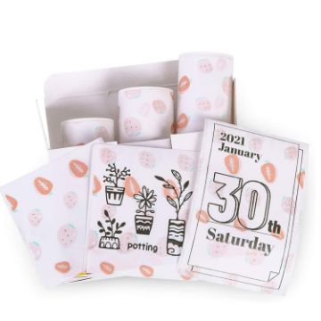 Phomemo T02 Bluetooth Printer Thermal Paper 3rolls 50mmx3.5m Sticker - 1