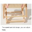 Mini Wooden Beach Chair Phone Holder Ornament, Style: G - 5