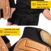 M Outdoor Military Training Balance Wheel Skating Half-Finger Gloves - 3