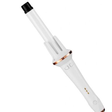 Bi-Directional Automatic Curling Iron, Ceramic Coating, EU Plug, White - 1
