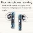 Havit S3 ENC TWS Earphones, Long Battery, Noise Reduction, Blue - 4