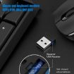 K-Snake WK800 Wireless Keyboard Mouse Set, White, 2.4G Office Use - 4