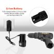 HILDA 12V Li-Ion Power Drill with Charger & Battery, EU Plug - 5