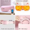 Rechargeable Bluetooth Eye Massager: Heat, Air Pressure, Vibration - 6
