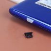 Black Silicone Micro USB Charging Port Dust Plug for Cell Phones - 1