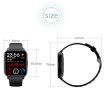 QS16Pro 1.83" Waterproof Sports Smart Watch - Heart Rate/BP Monitor, Blue - 4