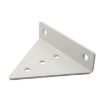 Invisible Triangle Load Bearing Wall Shelf Bracket 230x170mm White - 1