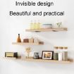 Invisible Triangle Load Bearing Wall Shelf Bracket 230x170mm White - 6