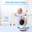 5" HD Wireless Baby Monitor with Wifi EU Plug Camera - 5