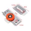 Silent Closet Sliding Door Pulley Fittings with 8 Screws - 2