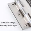 Space Aluminum Glass Door Partition Hinge & Fittings - 4