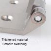 Stainless Steel Glass Door Partition Hinge, Rust-Resistant Model - 5