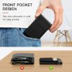 Gold Slim Metal Wallet RFID Blocking Pop Up Card Holder Clip - 5