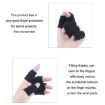 10pcs Basketball Finger Sleeves Joint Stretch Knit Protectors, Blue - 4