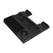 PS4/PS4 Pro/Slim Dual-Seat Charging & Cooling Base Bracket (Black) - 2