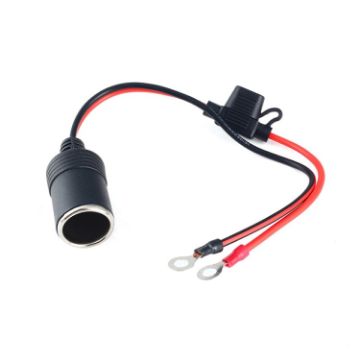 Cigarette Lighter Socket 20A Fuse, 30cm Cable - 1