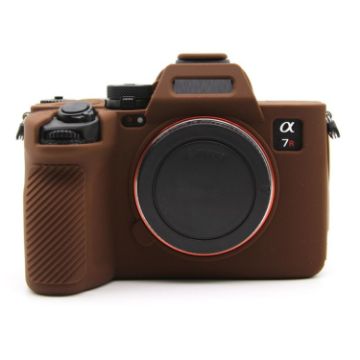 Sony A7RV Mirrorless Camera Silicone Case, Coffee Color - 1