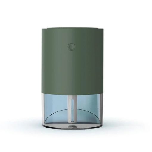 USB Green 350ml Ultrasonic Air Humidifier & Car Purifier - 1