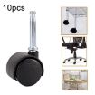 2" Swivel Furniture Casters for Chair, Crib, Sofa - 10pcs, No Brake - 1