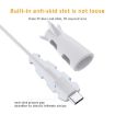 Black USB Type-C Charger Wire Protector for iPhone - Single Head - 4