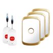 CACAZI C20 Wireless Elderly Emergency Pager, EU Plug (Gold) - 1