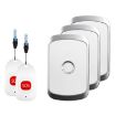 CACAZI C20 Emergency Wireless Pager for Elderly - EU Plug, Silver - 1