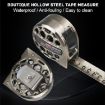 5M 19mm Waterproof Hollow Steel Tape Measure - Rust Prevention Ruler - 4