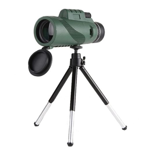 40x60 FMC HD Monocular Binoculars with Tripod & Holder - 1