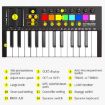 MD02 25 Key USB MIDI Controller Keyboard & Drum Pad (Black) - 3