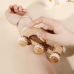 Wooden Manual Arch Bridge 6-Wheel Massager for Muscle Care - 6